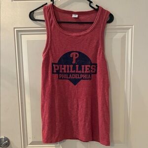 Philadelphia Phillies Red Tank Top Medium